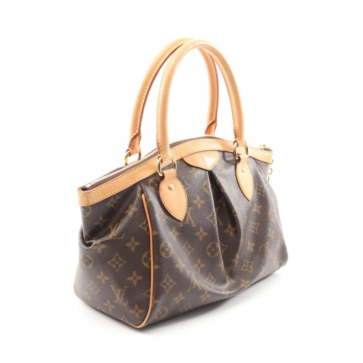 Louis Vuitton Coated Canvas Brown Handbags