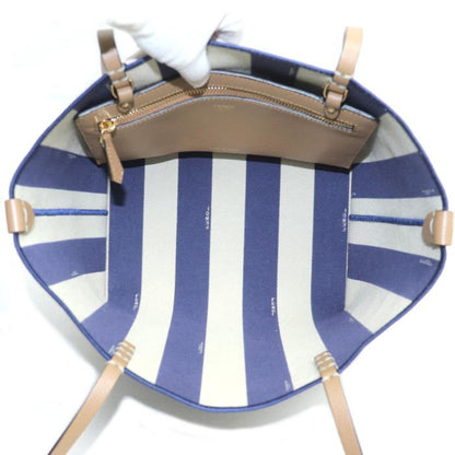 Fendi Canvas Blue Tote Bags