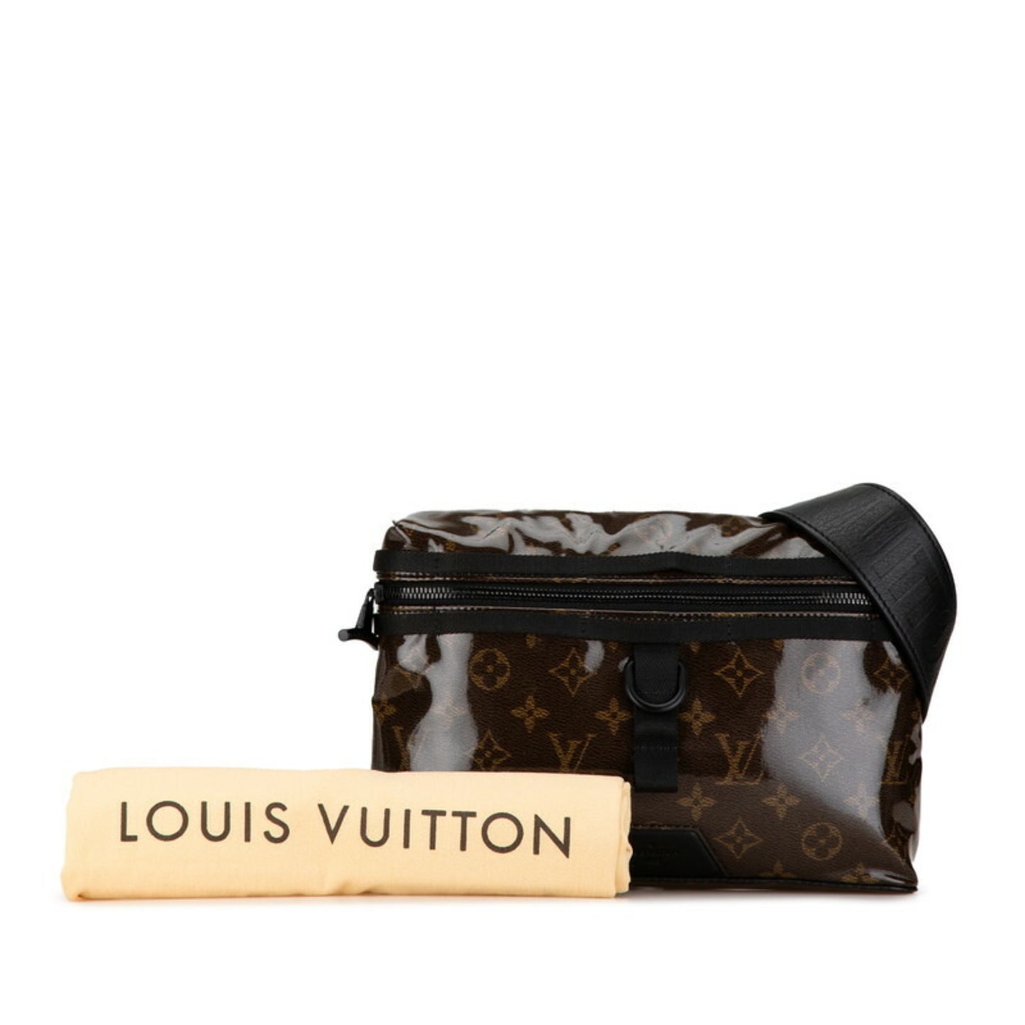 Louis Vuitton Pvc Black Shoulder Bags