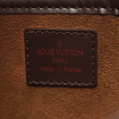 Louis Vuitton Coated Canvas Brown Clutch Bags