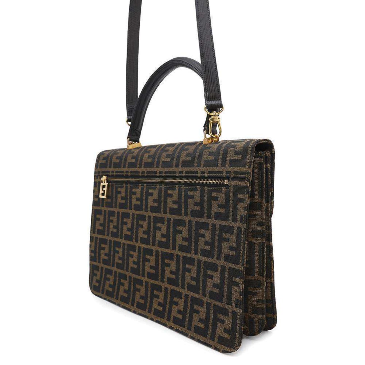 Fendi Canvas Brown Handbags