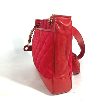 Chanel Satin Red Shoulder Bags