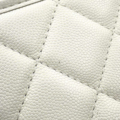Chanel Calfskin White Shoulder Bags