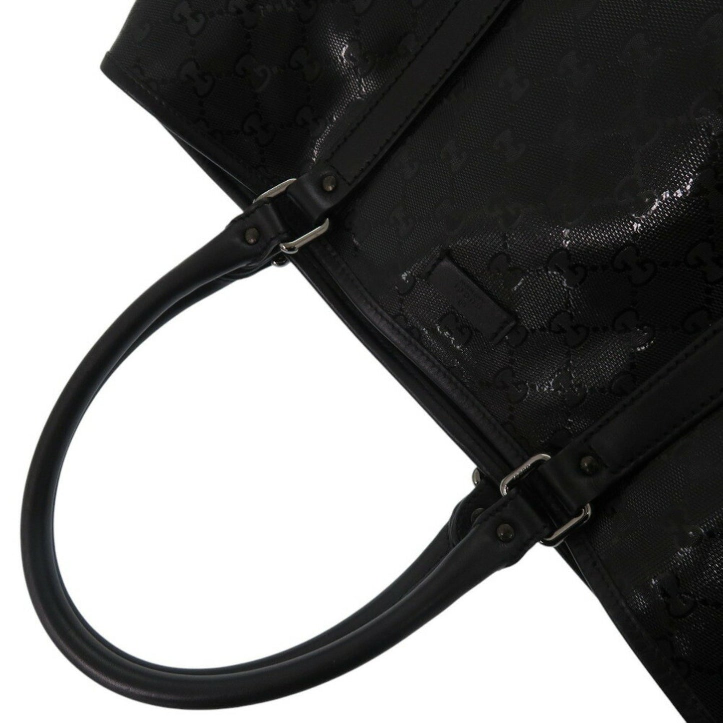 Gucci Pvc Black Tote Bags