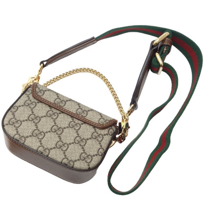 Gucci Canvas Brown Shoulder Bags