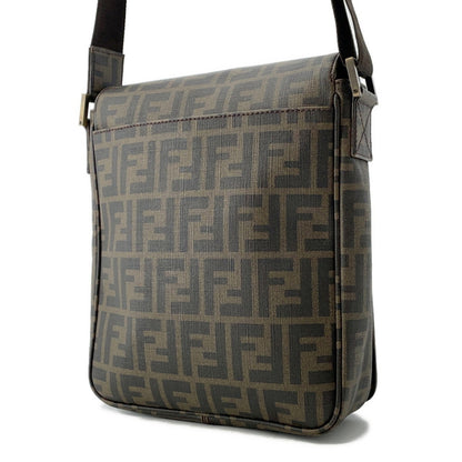 Fendi Pvc Brown Shoulder Bags