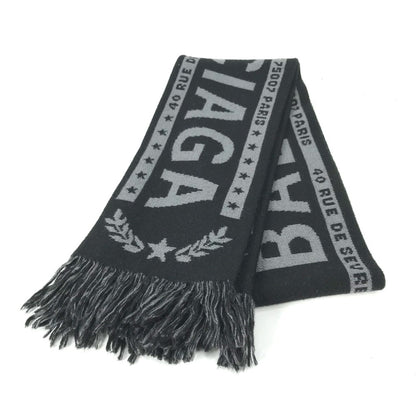 Balenciaga Wool Black Scarves