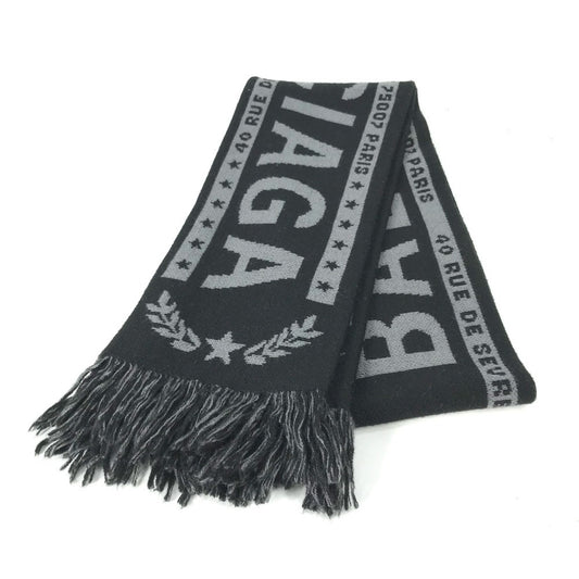 Balenciaga Wool Black Scarves