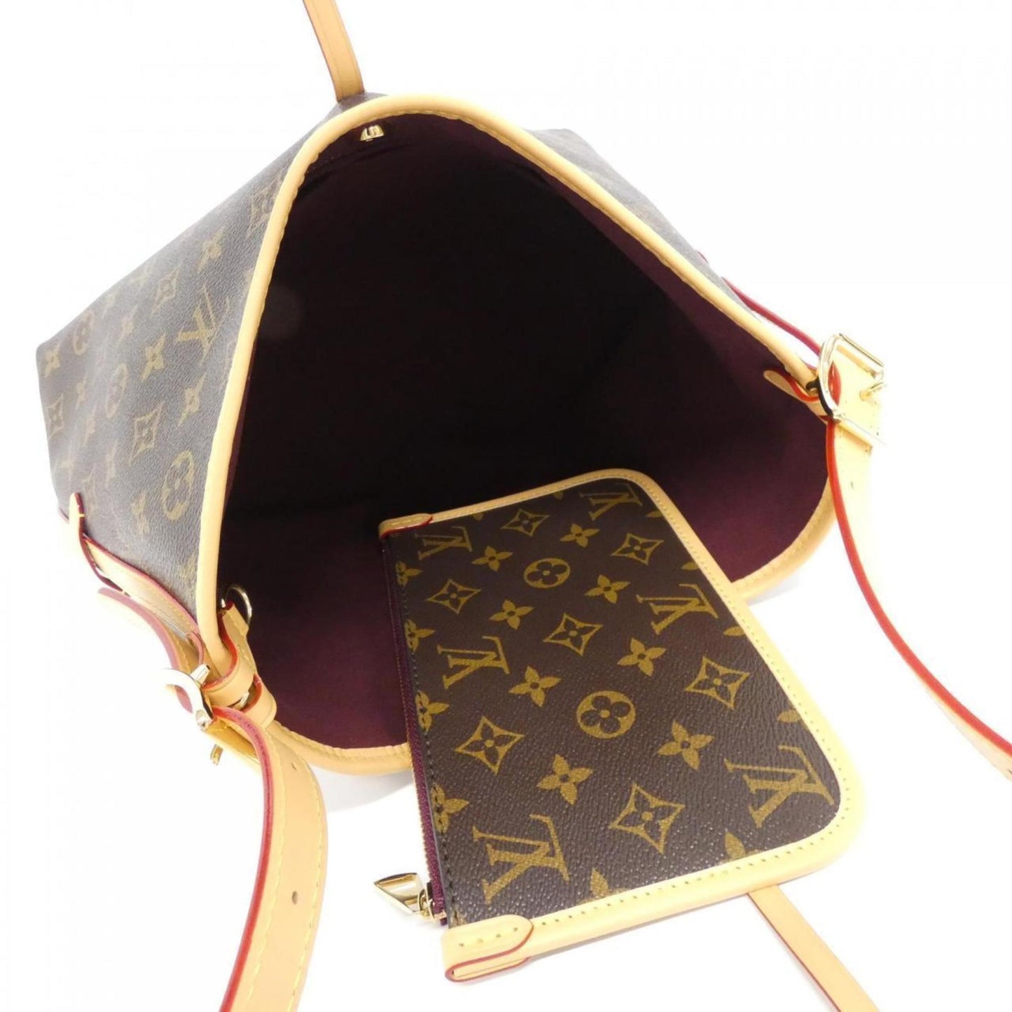 Louis Vuitton Coated Canvas Brown Small Bags