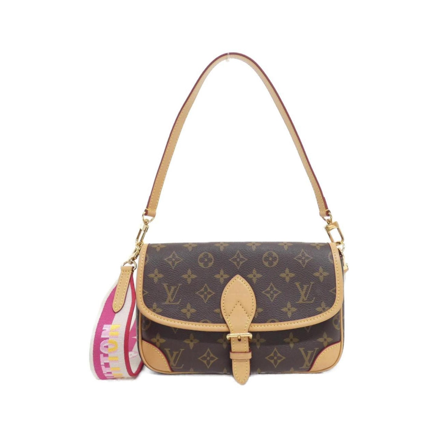 Louis Vuitton Coated Canvas Pink Shoulder Bags