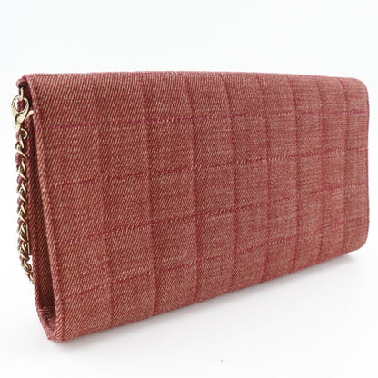 Chanel Canvas Red Shoulder Bags