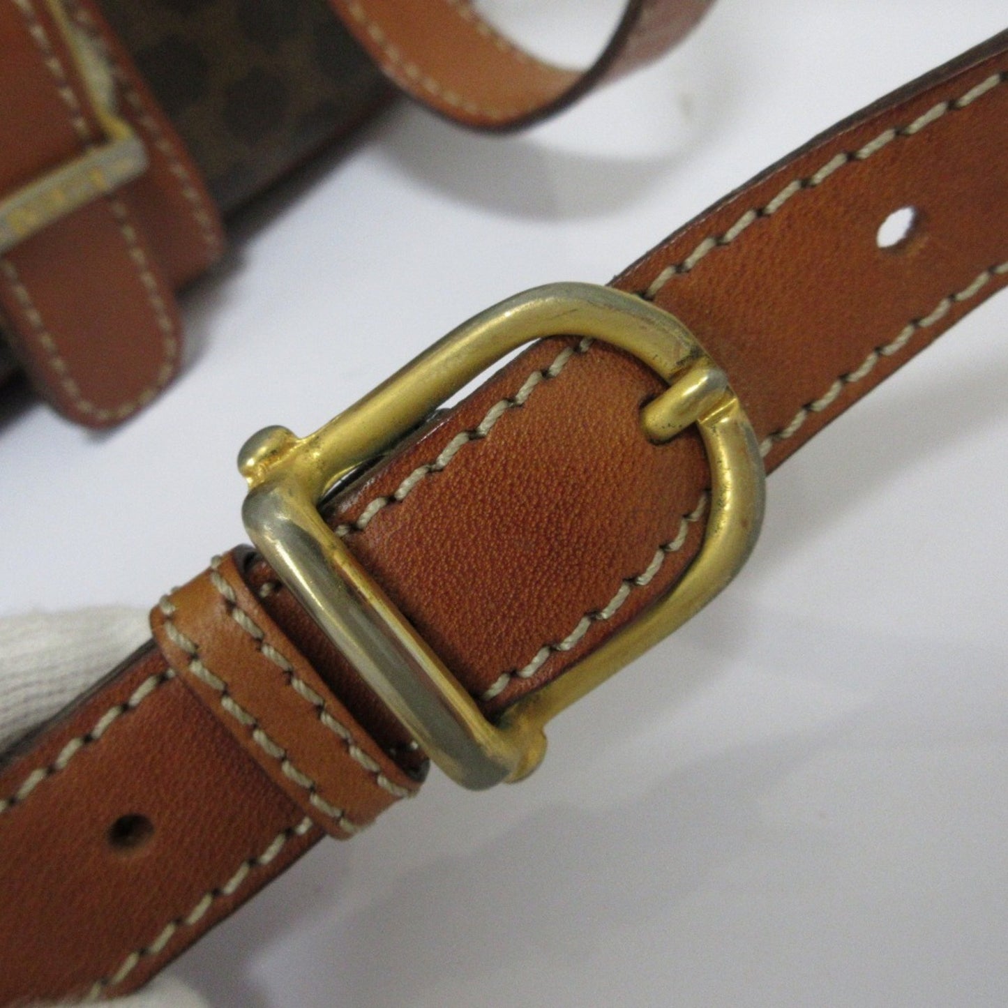 Celine Pvc Brown Shoulder Bags