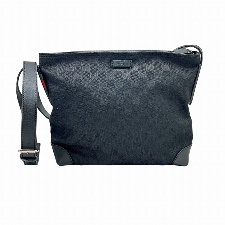 Gucci Canvas Black Shoulder Bags