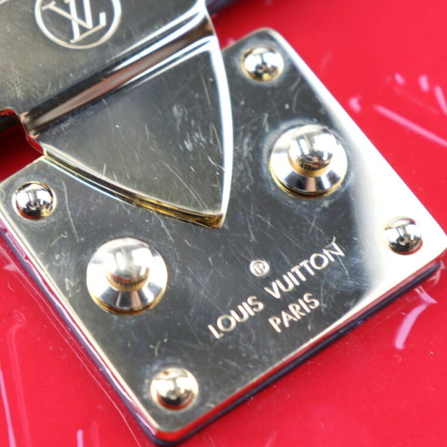 Louis Vuitton Vernis Blue Handbags