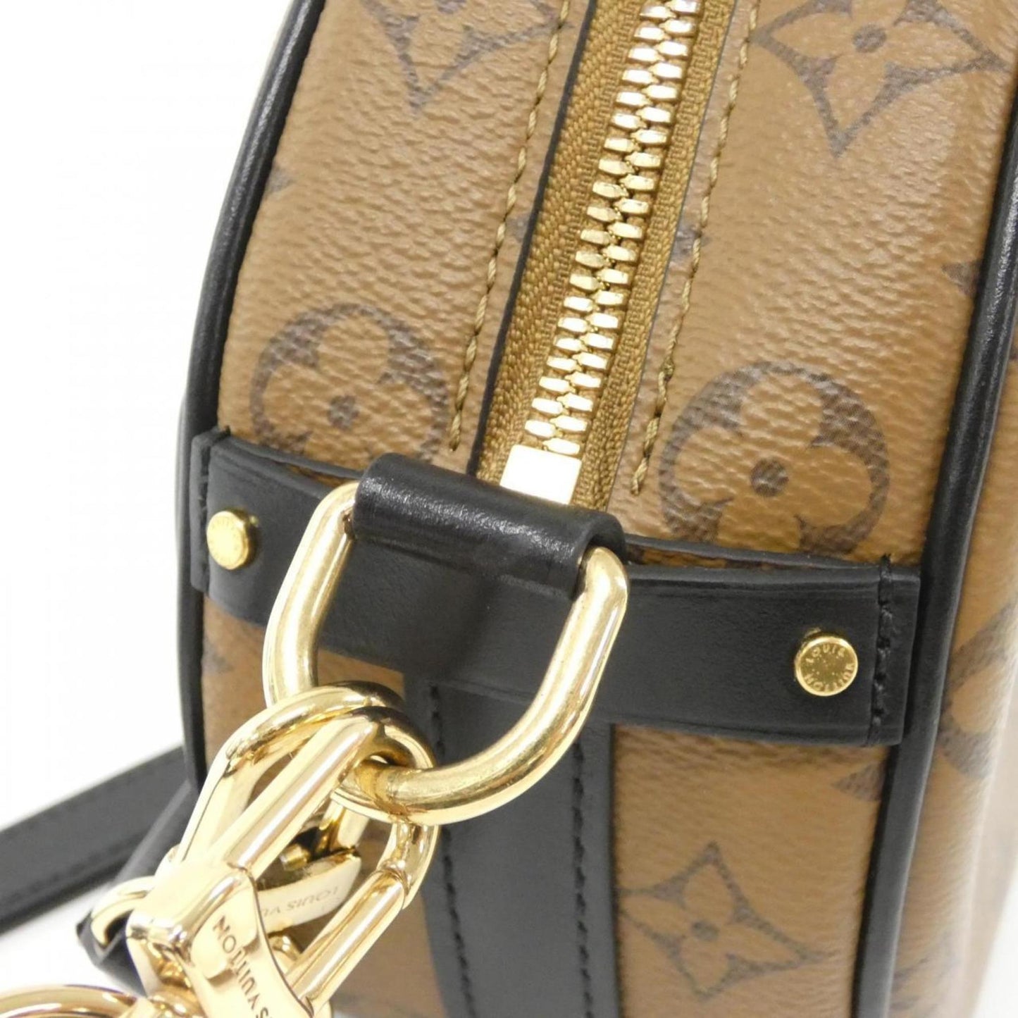 Louis Vuitton Coated Canvas Brown Shoulder Bags