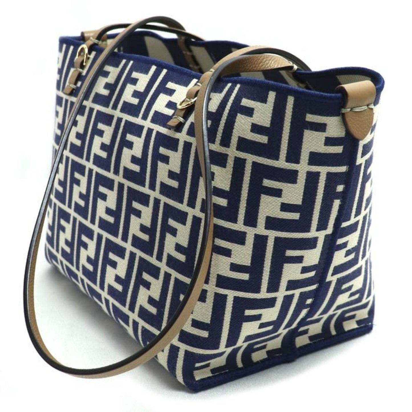 Fendi Canvas Blue Tote Bags