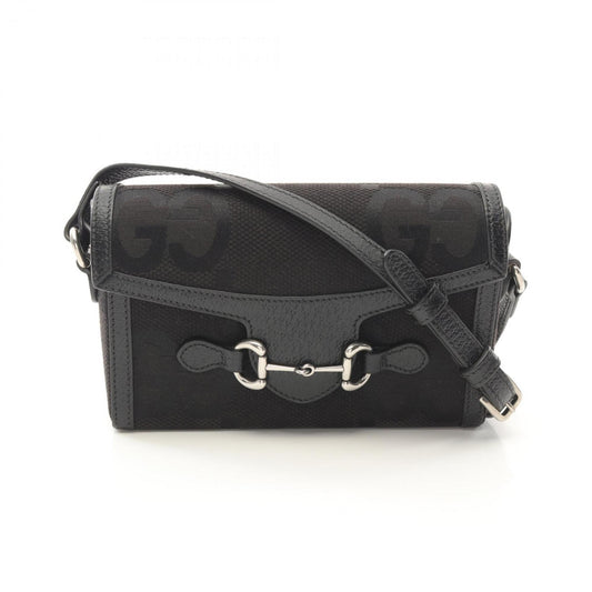 Gucci Canvas Black Shoulder Bags