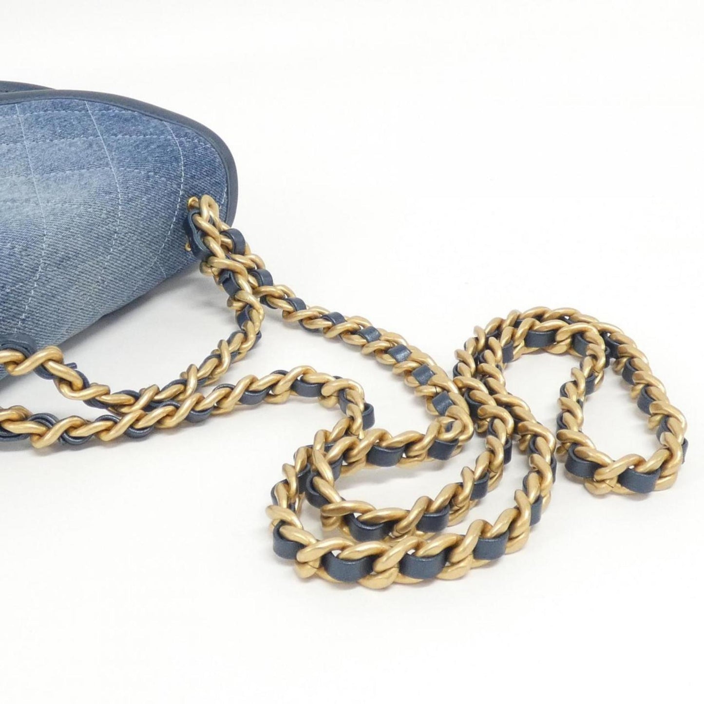 Chanel Denim Blue Handbags