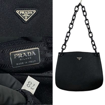 Prada Canvas Black Shoulder Bags