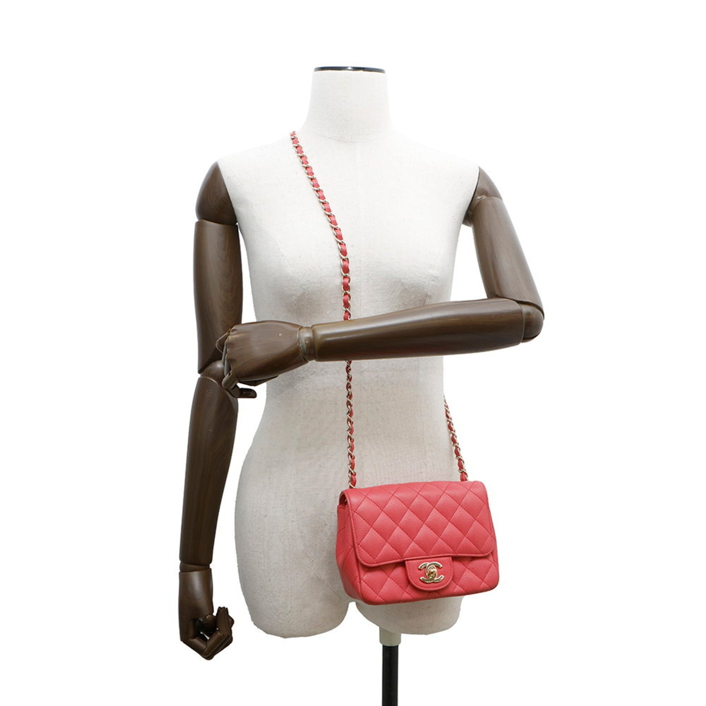 Chanel Calfskin Pink Shoulder Bags