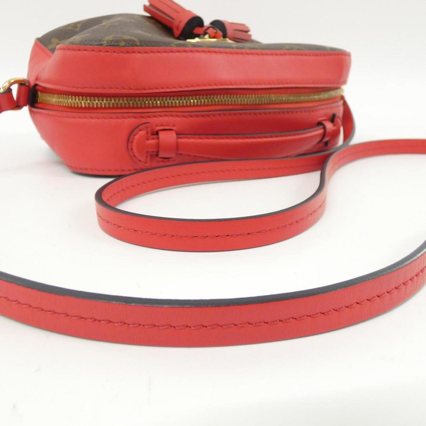 Louis Vuitton Coated Canvas Red Shoulder Bags
