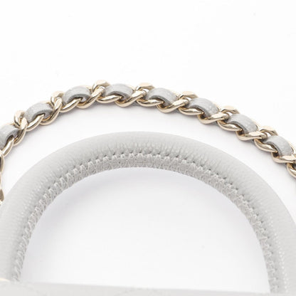 Chanel Calfskin Gray Shoulder Bags