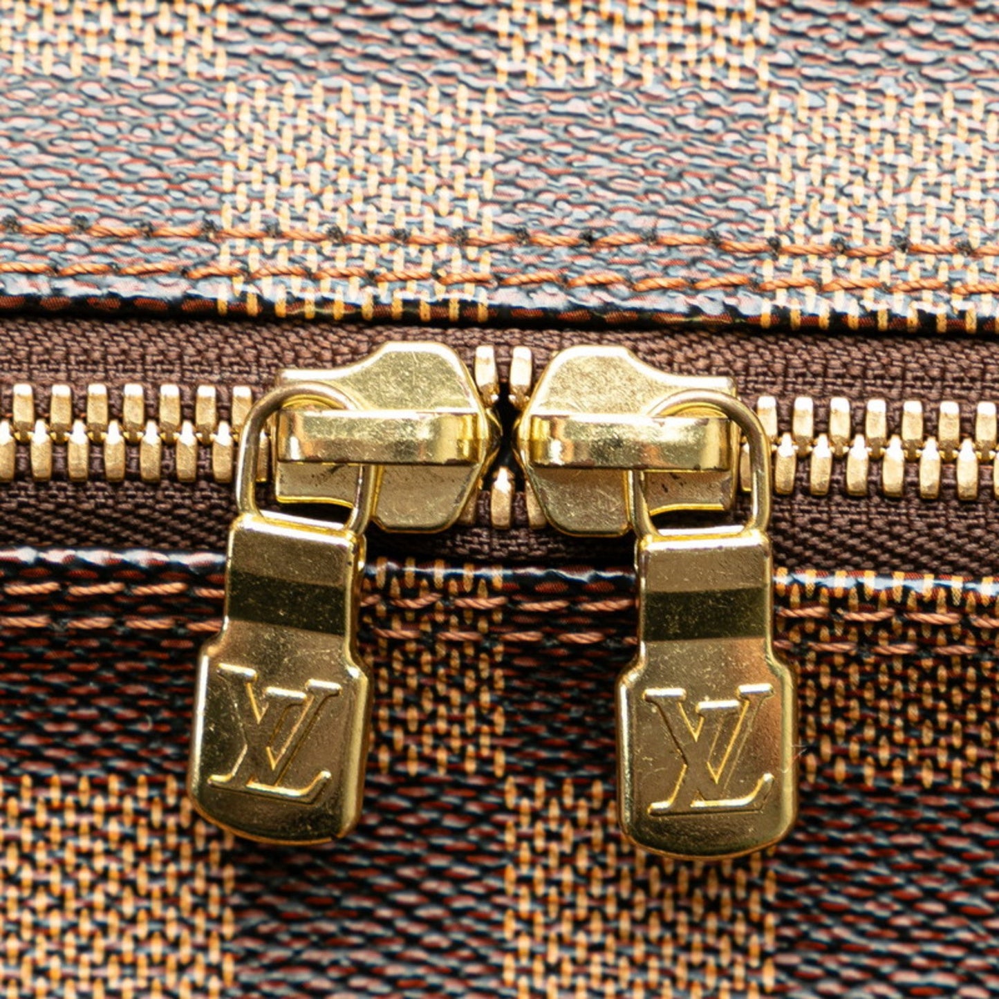 Louis Vuitton Pvc Brown Shoulder Bags