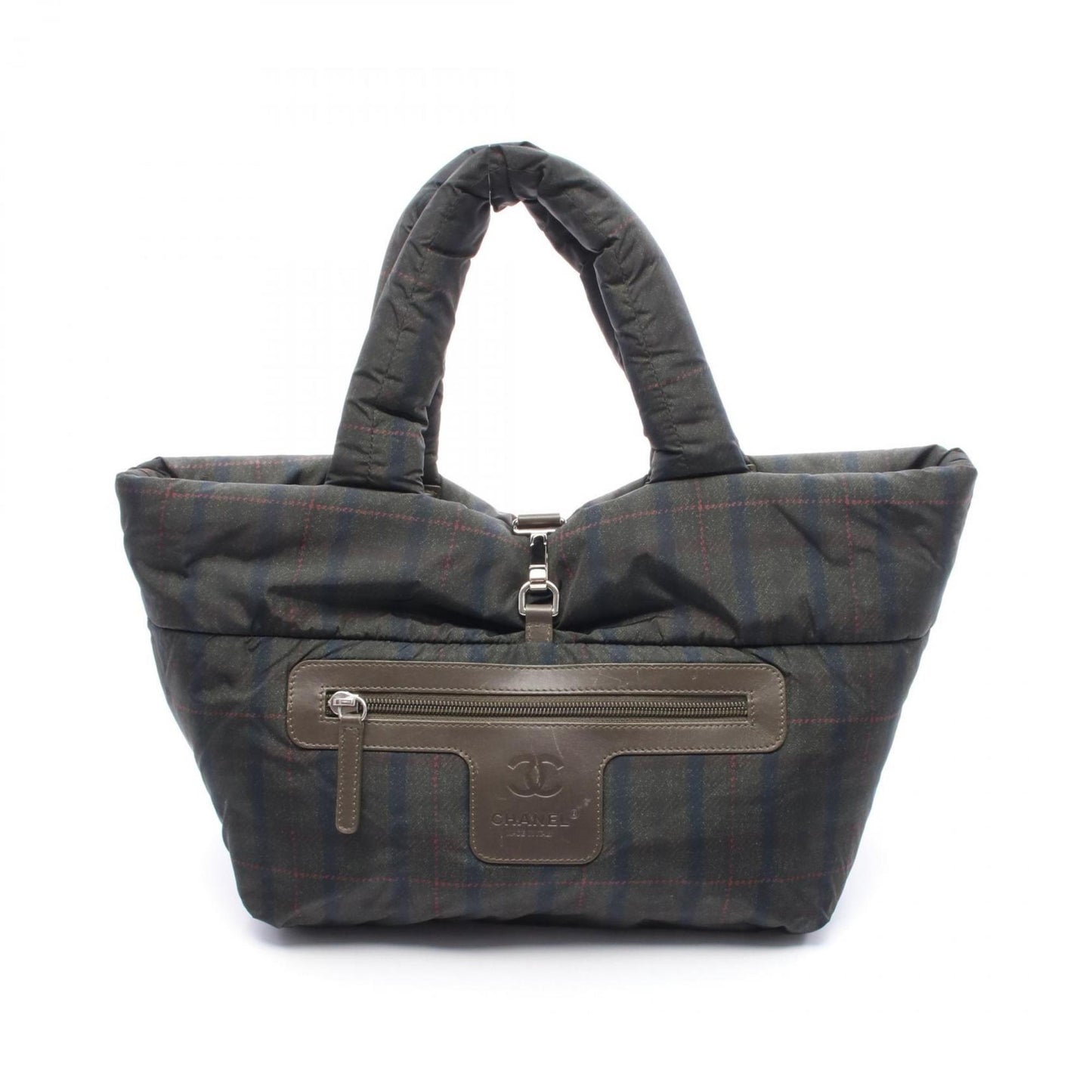 Chanel Nylon Green Tote Bags