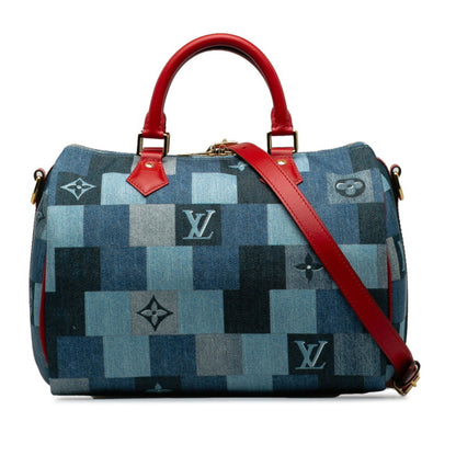 Louis Vuitton Denim Blue Handbags