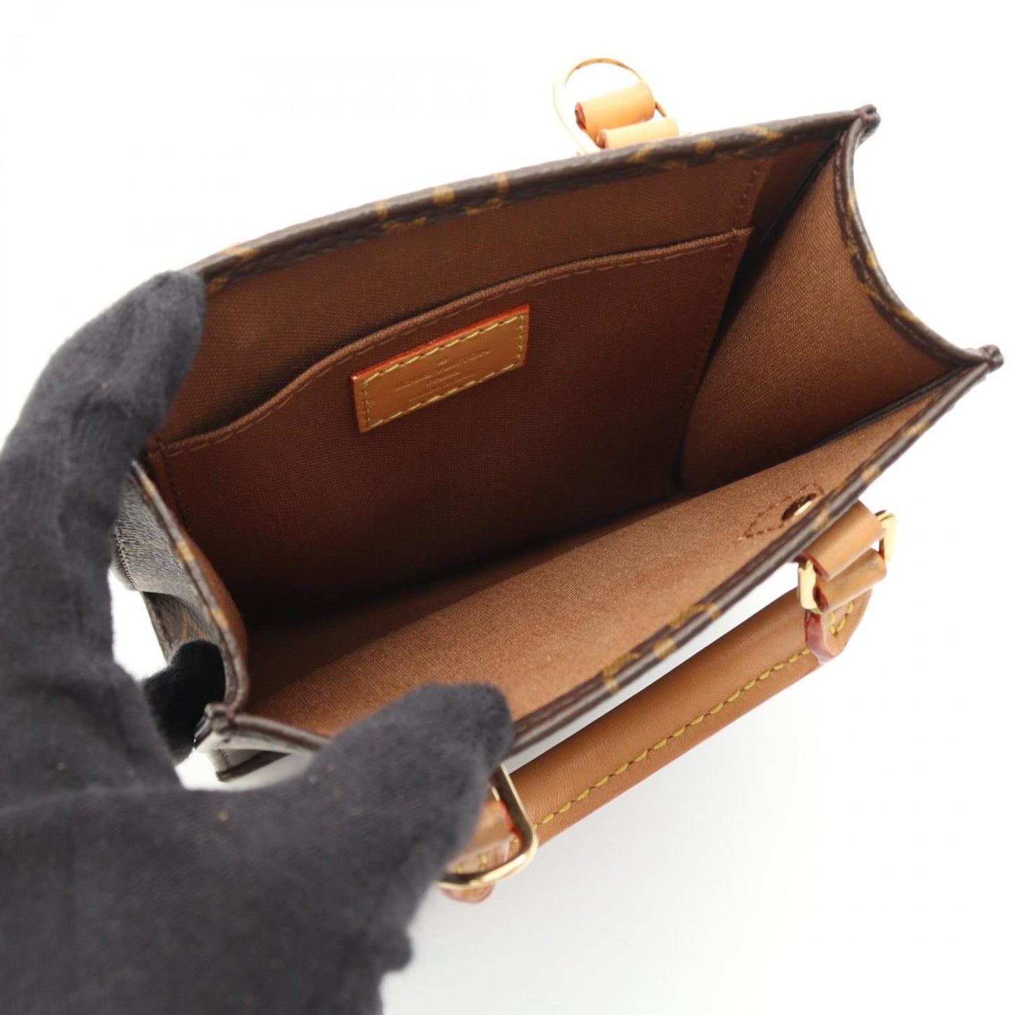 Louis Vuitton Coated Canvas Brown Handbags