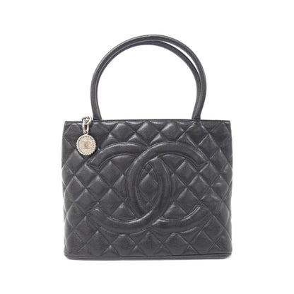 Chanel Calfskin Black Handbags