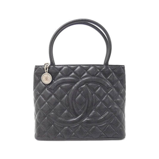 Chanel Calfskin Black Handbags
