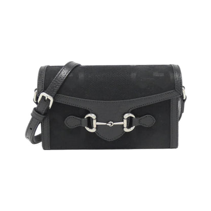 Gucci Canvas Black Shoulder Bags