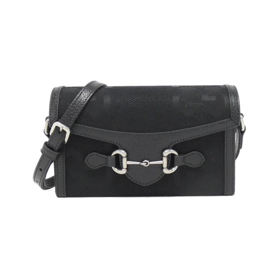 Gucci Canvas Black Shoulder Bags