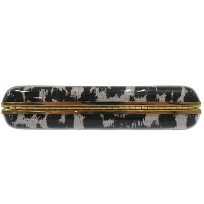 Stella Mccartney Glossy Material Black Clutch Bags