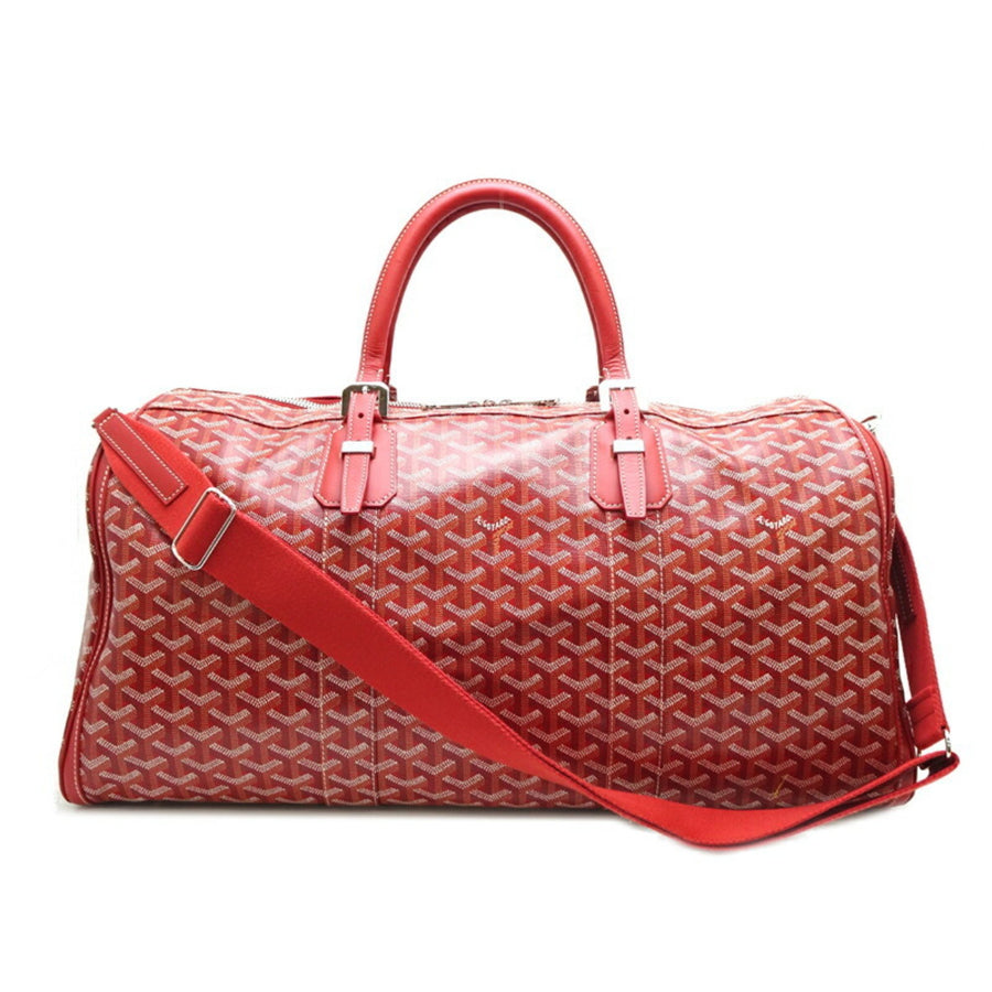 Goyard Pvc Red Travel Bags