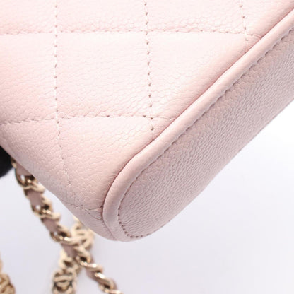 Chanel Calfskin Pink Shoulder Bags