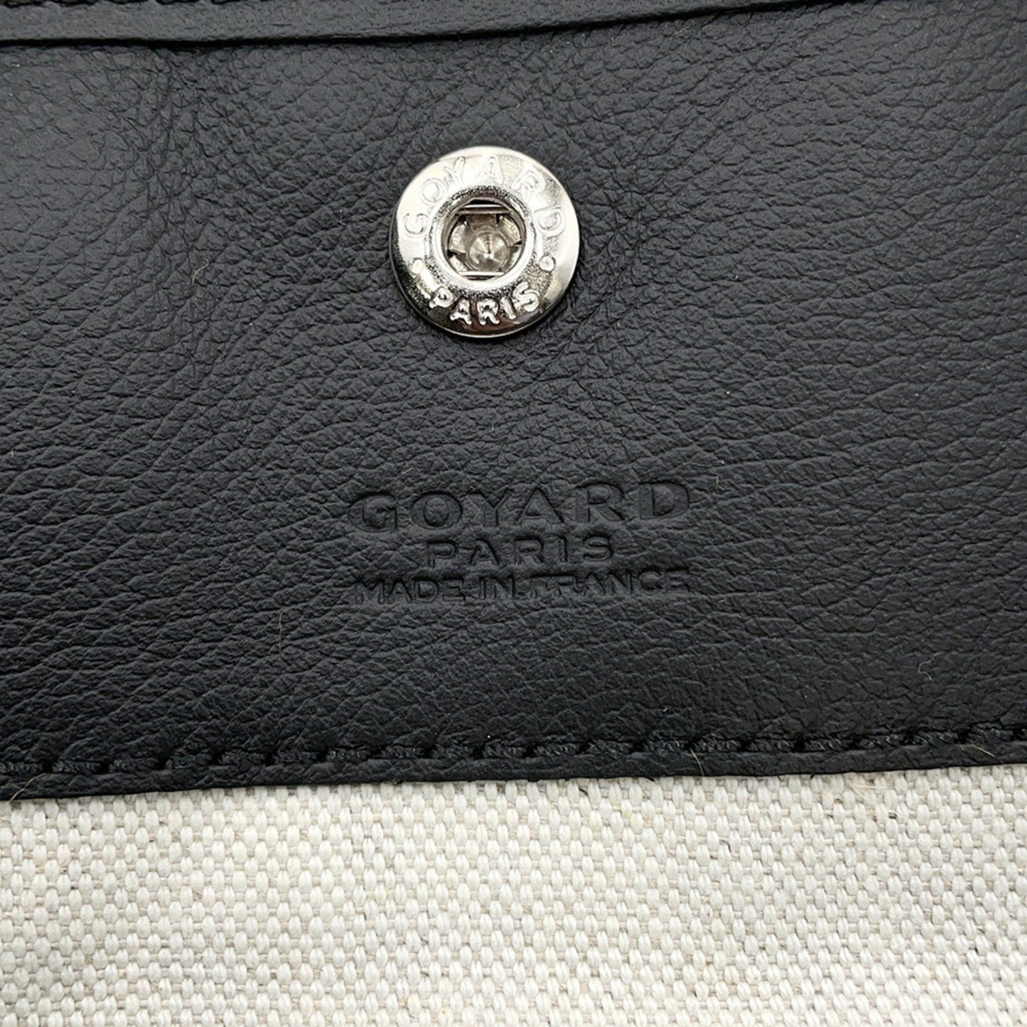 Goyard Pvc Black Tote Bags