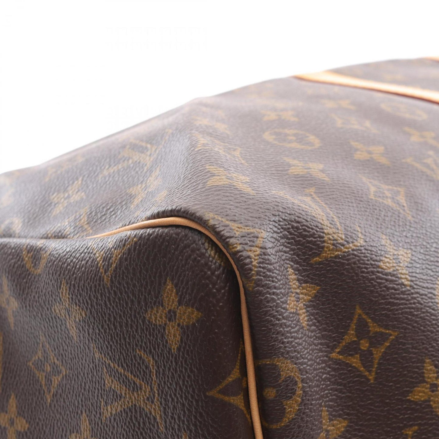 Louis Vuitton Coated Canvas Brown Travel Bags