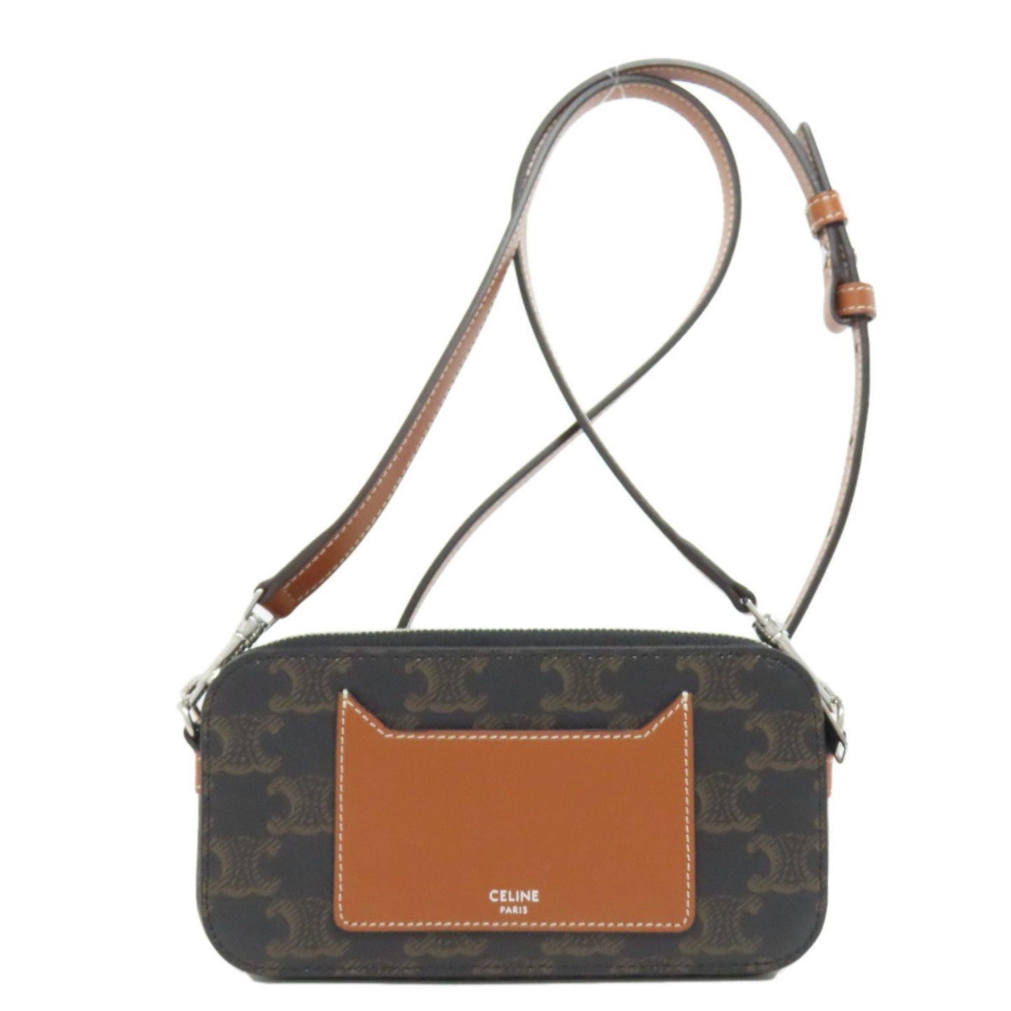Celine Pvc Brown Shoulder Bags
