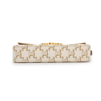 Celine Pvc White Shoulder Bags