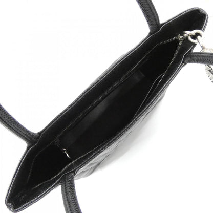 Chanel Calfskin Black Handbags