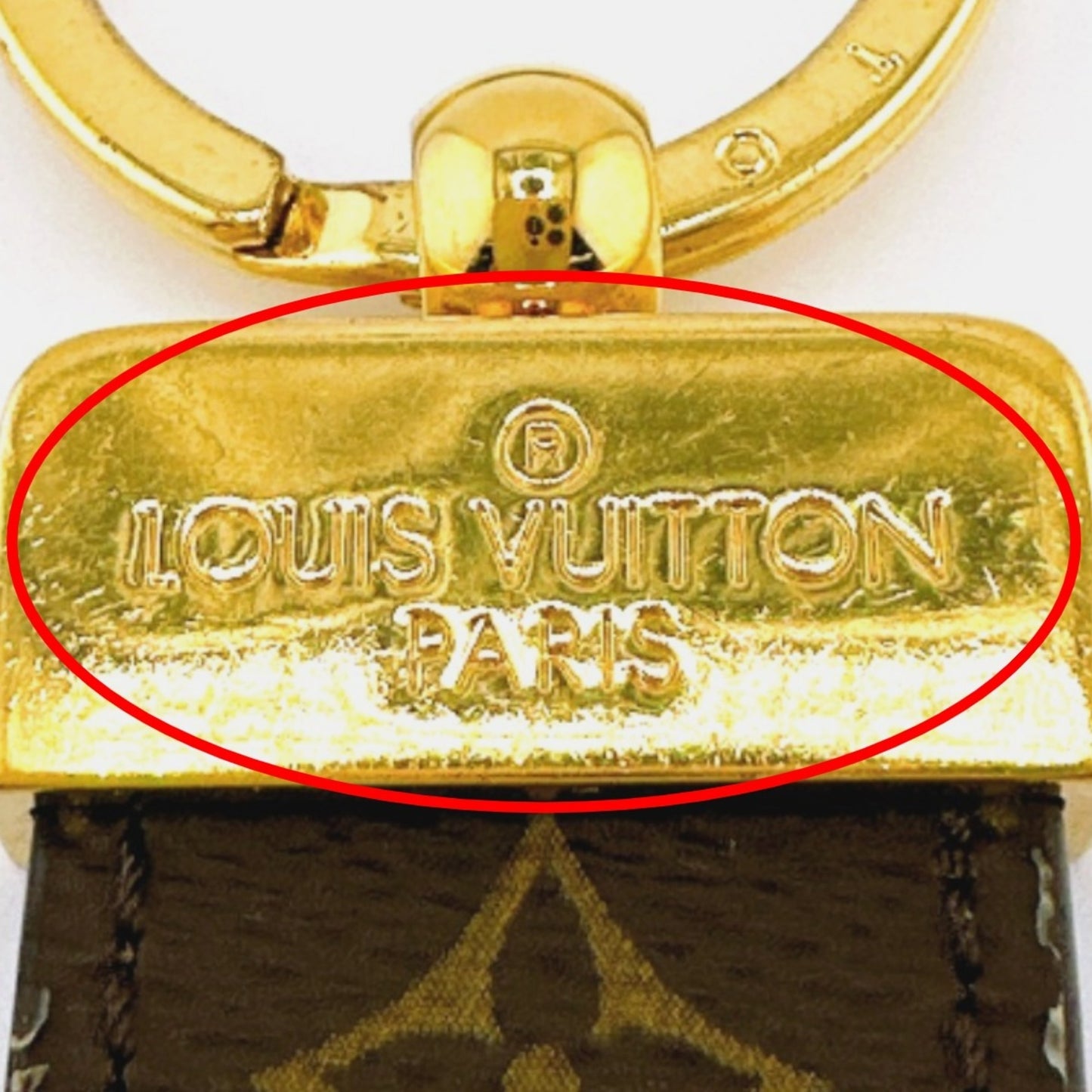Louis Vuitton Monogram Canvas Brown Key Rings