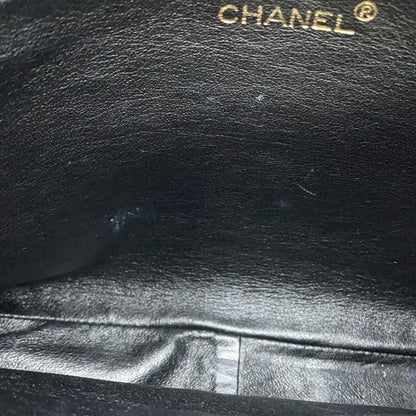 Chanel Calfskin Black Shoulder Bags