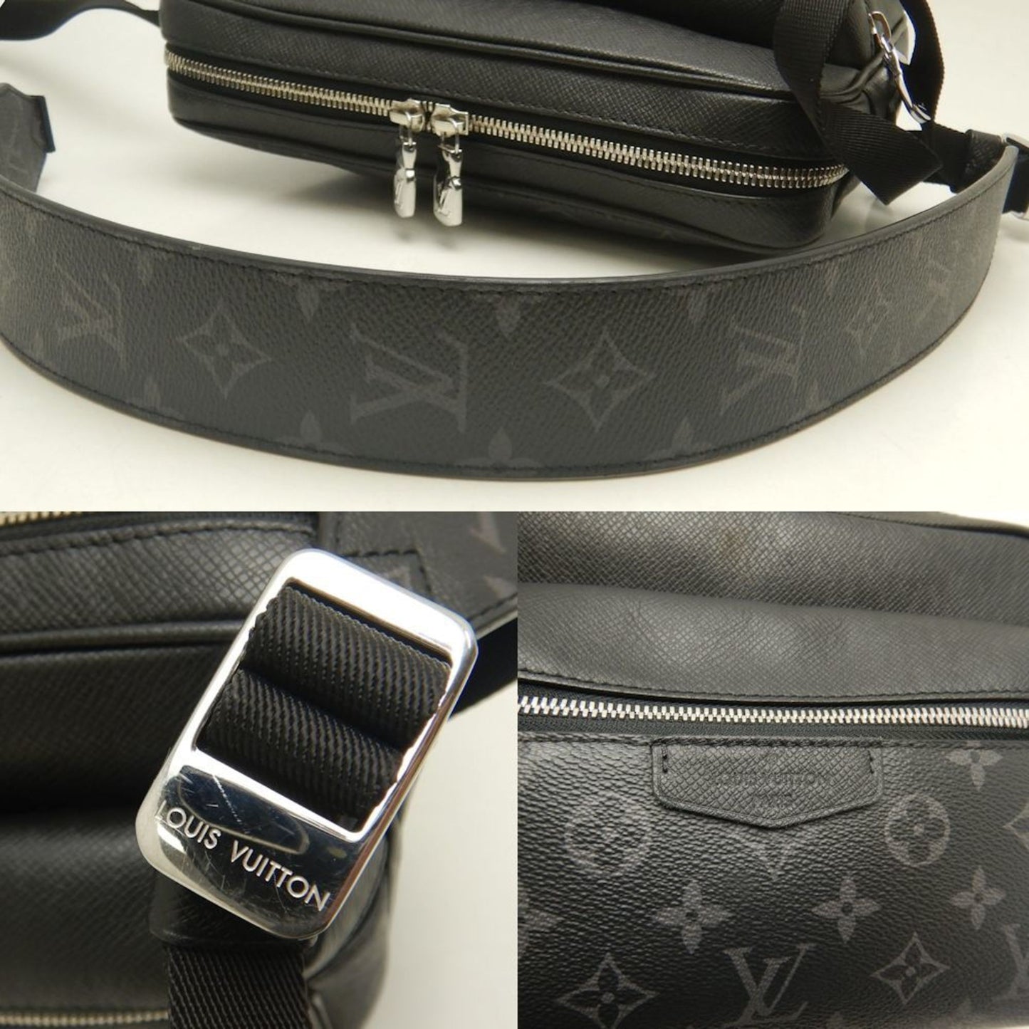 Louis Vuitton Pvc Black Shoulder Bags