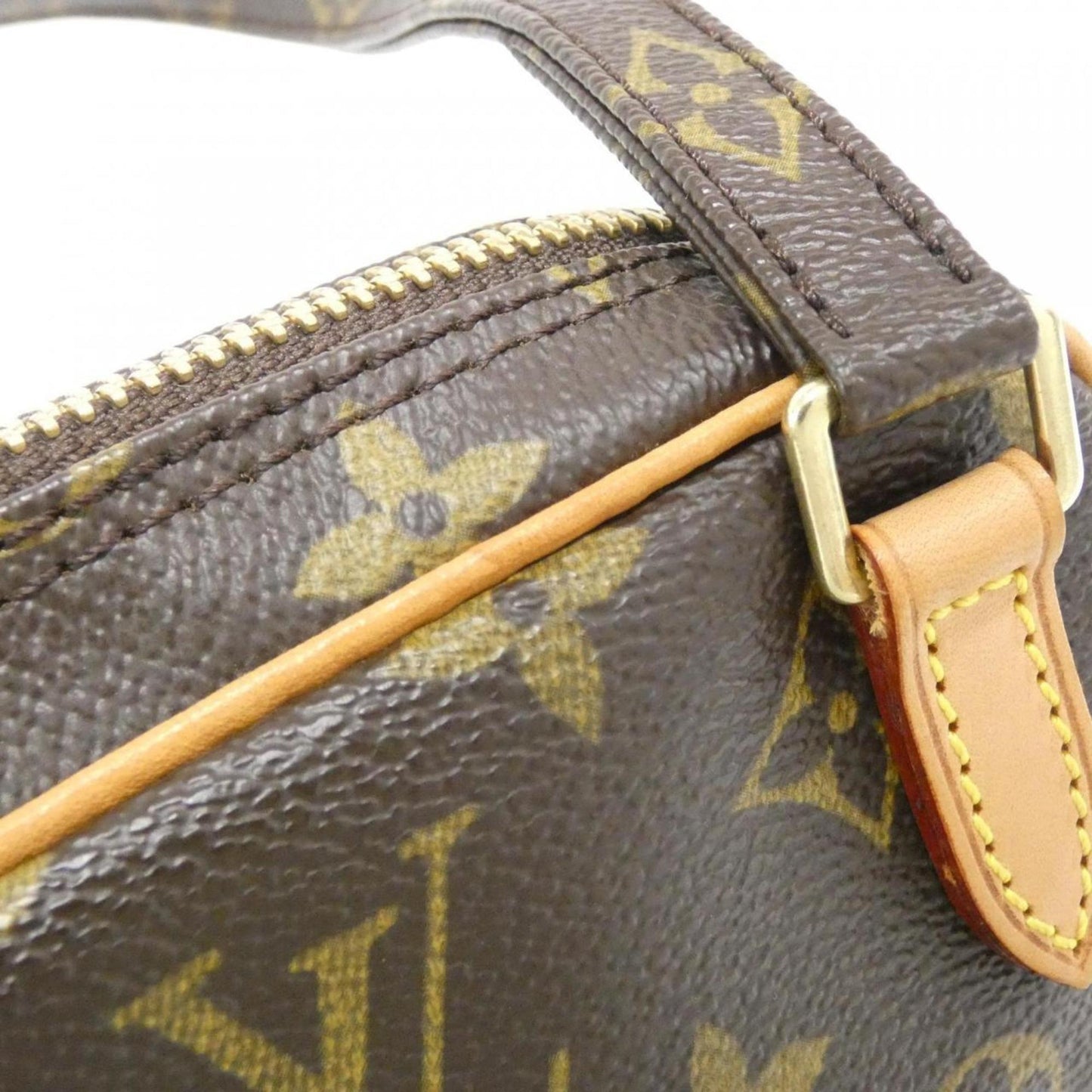 Louis Vuitton Coated Canvas Brown Shoulder Bags