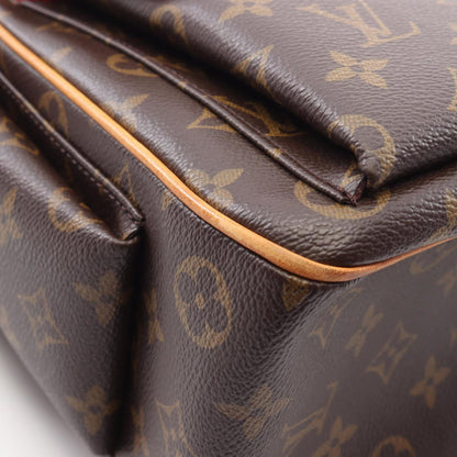 Louis Vuitton Coated Canvas Brown Handbags