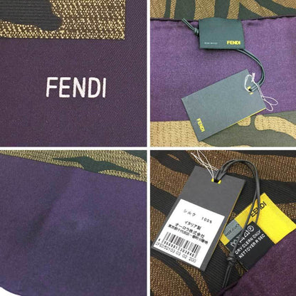Fendi Silk Red Scarves