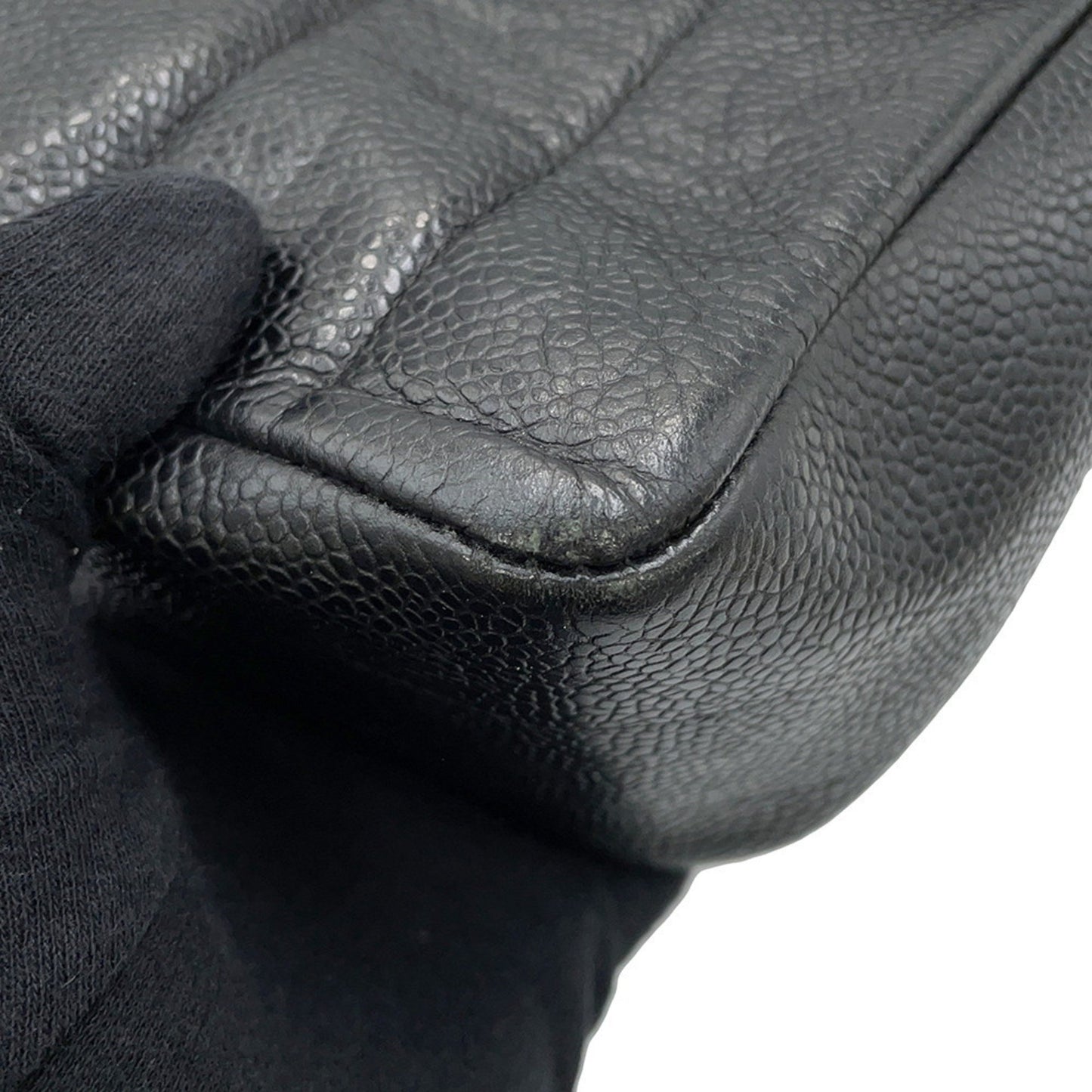 Chanel Calfskin Black Shoulder Bags