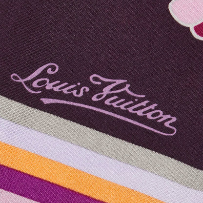 Louis Vuitton Silk Purple Scarves